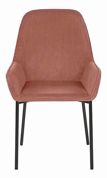 Set 2 ks. jídelních židlí LARNO (růžová)