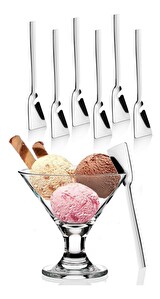Sada lžiček na zmrzlinu (6 ks.) Missoury (stříbrná)