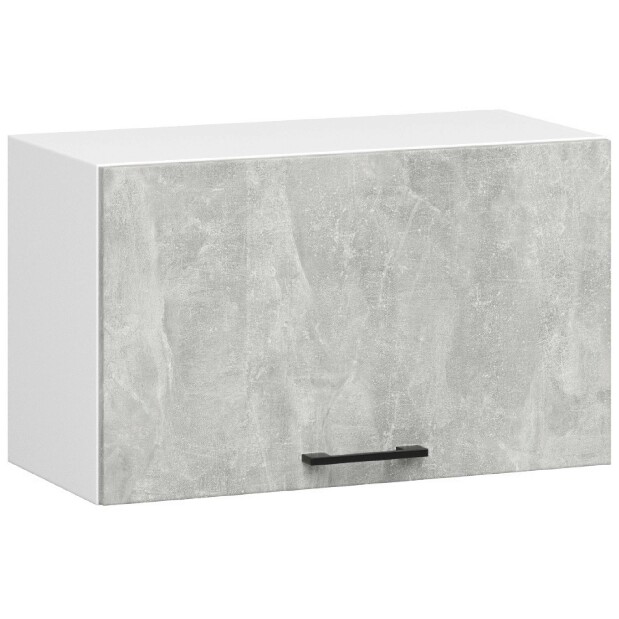 Horní kuchyňská skříňka Ozara W60OK (bílá + beton)