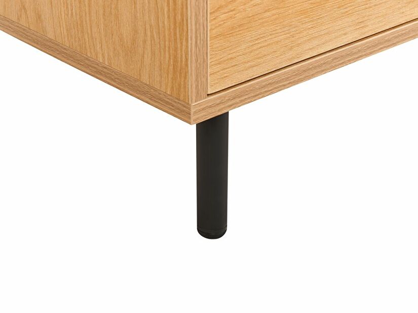 TV stolek/skříňka Nikza (světlé dřevo)