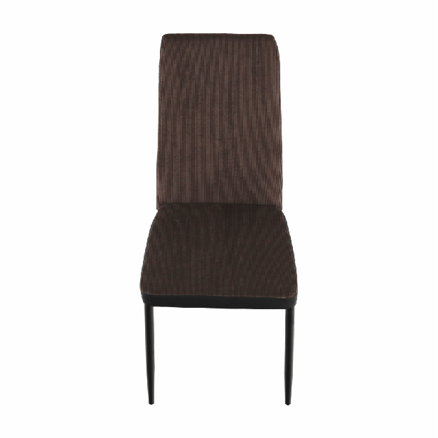 Jídelní židle Enrico (tmavě hnědá + černá)