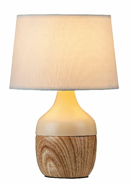 Stolní lampa Yvette 4370 (béžová + bílá)