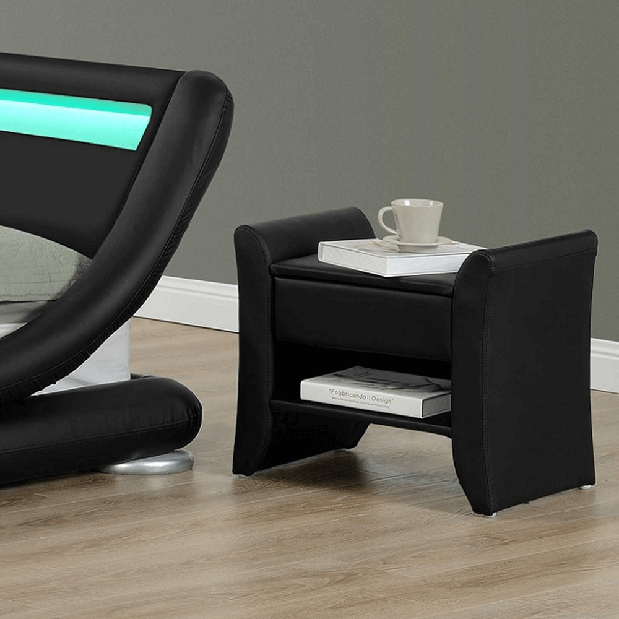 Noční stolek Dekent (černá)