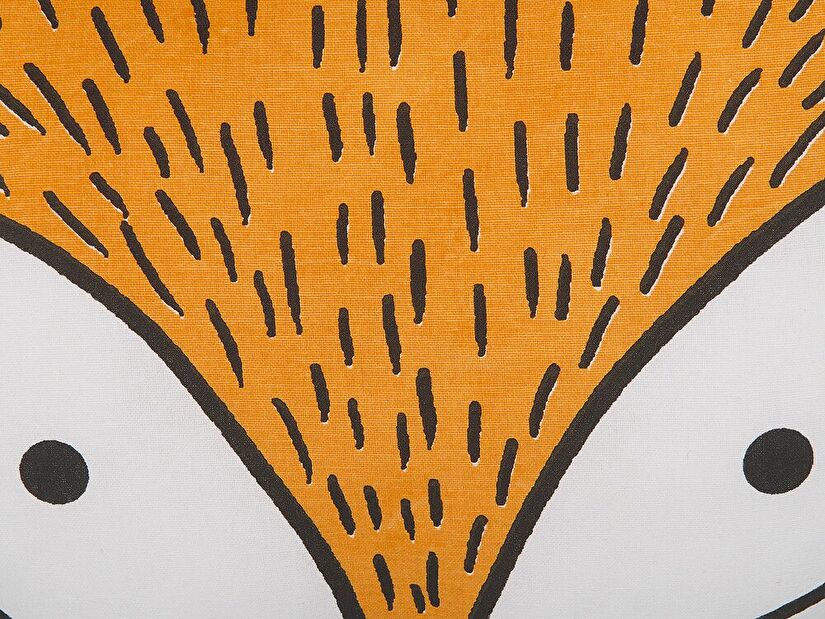 Sada 2 ozdobných polštářů 50 x 40 cm Vady (oranžová)