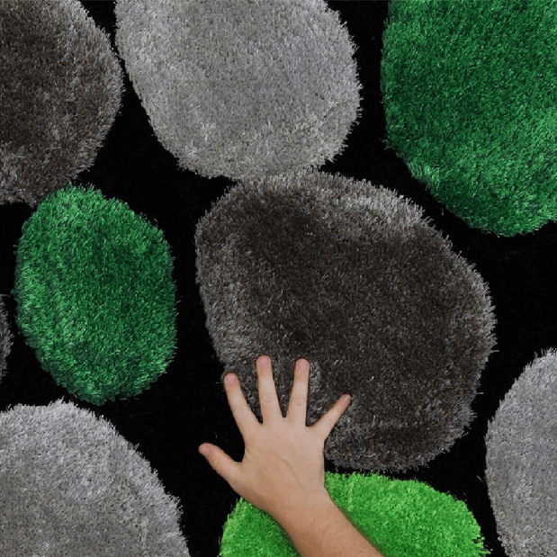 Kusový koberec 100x140 cm Pebble Typ 2 (zelená)