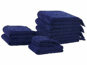 Sada 9 ks ručníků Annette (modrá)
