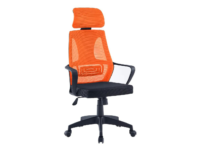 Kancelářské křeslo Tyxos MC089 (černá + oranžová)