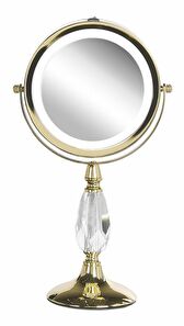 Makeup zrcadlo ø 18 cm Maurie (zlatá)