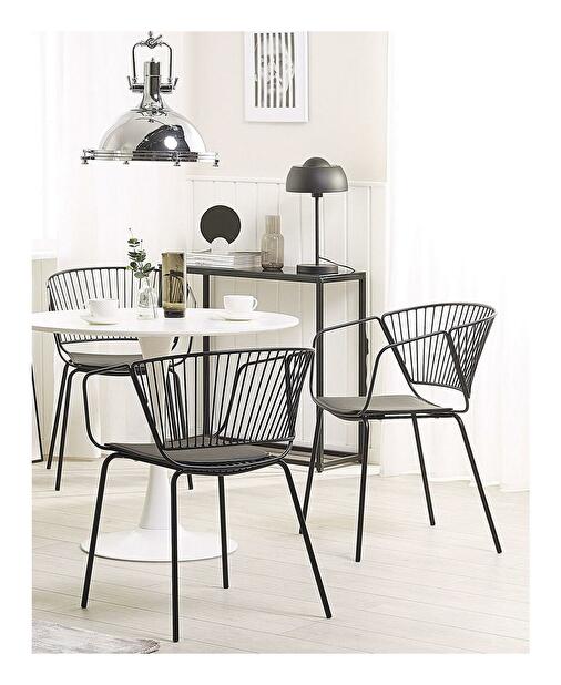 Set 2 ks. jídelních židlí RAGOR (černá)