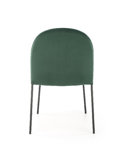Jídelní židle Kemis (zelená + černá)