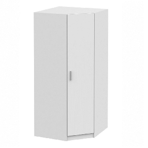 Rohová šatní skříň Izetta Typ 3 (bílá