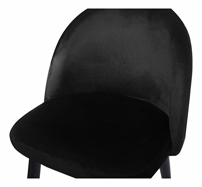 Set 2ks. jídelních židlí Visla (černá)