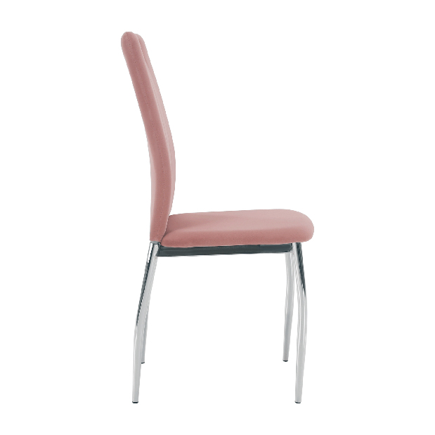 Jídelní židle Don Juan NEW (růžová + chróm)