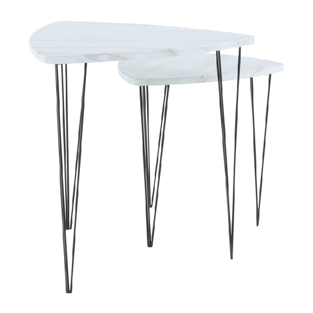 Konferenční stolek Stofol (bílá) (2 ks.)