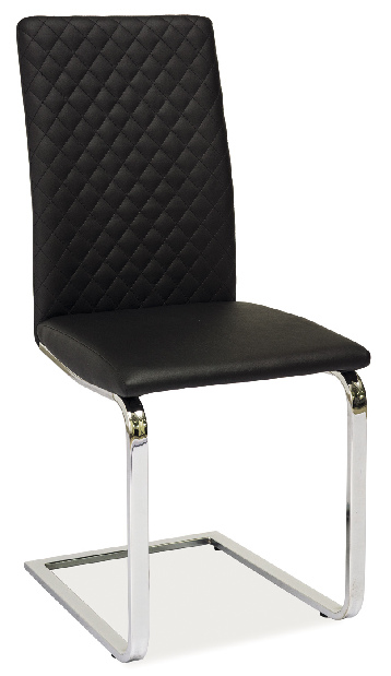 Jídelní židle H-370 (ekokůže černá)