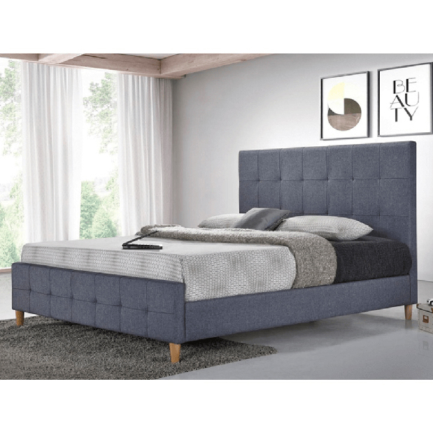 Manželská postel 180 cm Balren (s roštem)