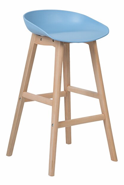 Set 2ks. barových židlí Mitri (světle modrá)