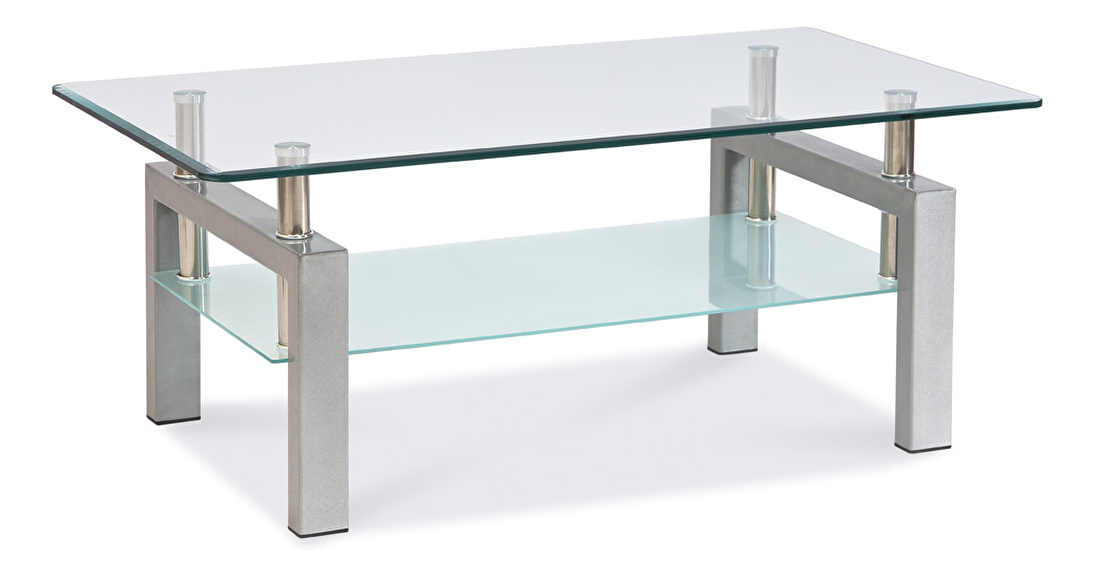 Konferenční stolek Lisa aluminiový