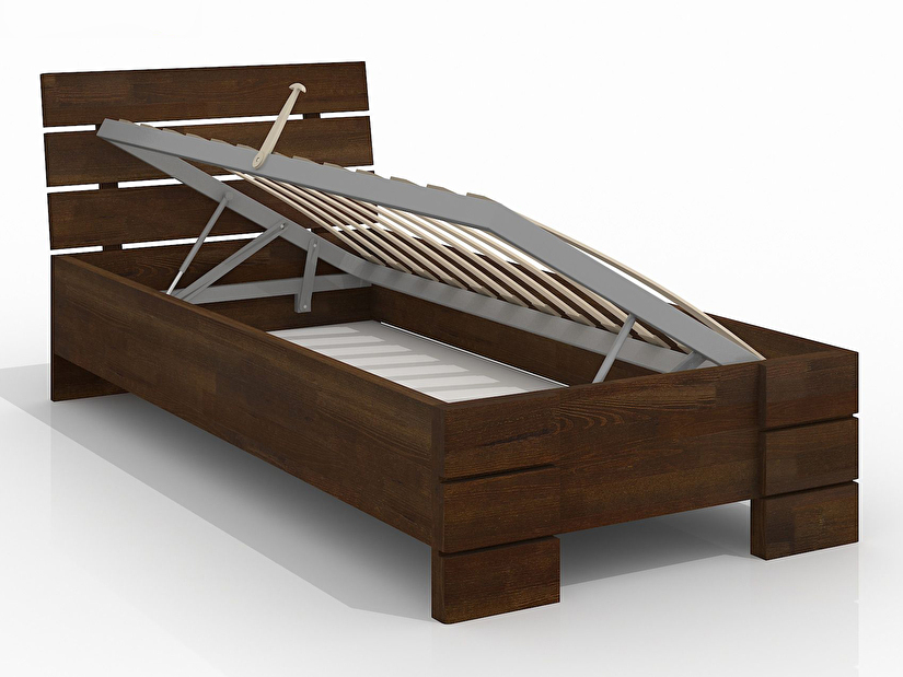 Jednolůžková postel 120 cm Naturlig Kids Lorenskog High BC (borovice) (s roštem)