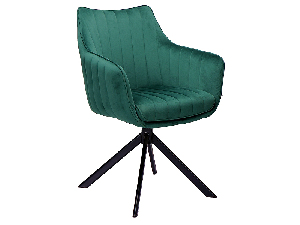Jídelní židle Anastasia (zelená + černá)