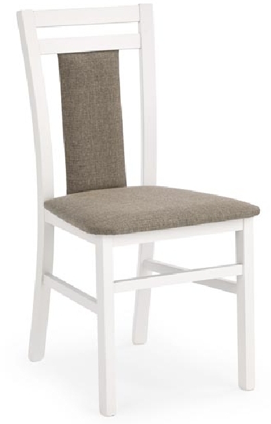 Jídelní židle Harden 8 (bílá + hnědá)