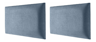 Set 2ks čalouněných panelů Soundless 40x30 cm (modrý) *výprodej