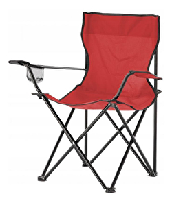 Kempová židle Horizon (červená)