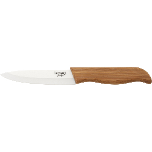 Kuchyňský nůž Lamart Bamboo 10cm (hnědá)