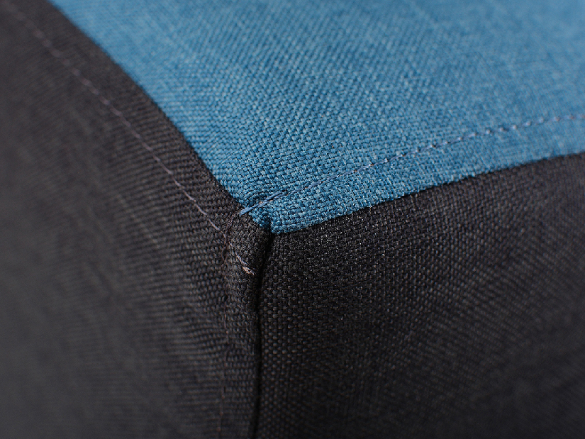 Rohová sedačka Maxtom (tmavě modrá + modrá) (L)