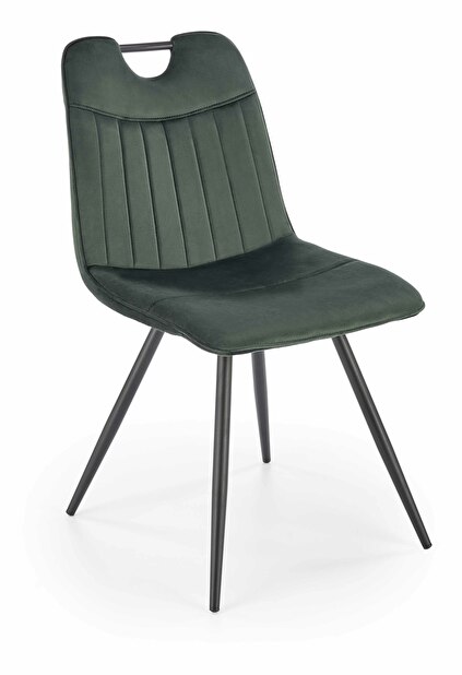 Jídelní židle Kegy (tmavě zelená)