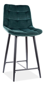 Barová židle Charlie (tmavě zelená)