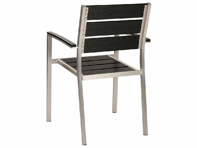 Set 6 ks zahradních židlí Valero (černá)