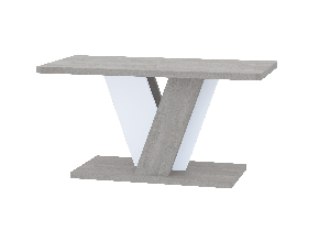 Konferenční stolek Venag (světle šedá + bílá)