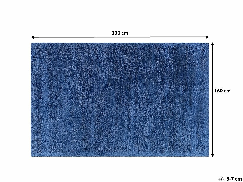 Koberec 230 cm Gari (námořnická modrá)