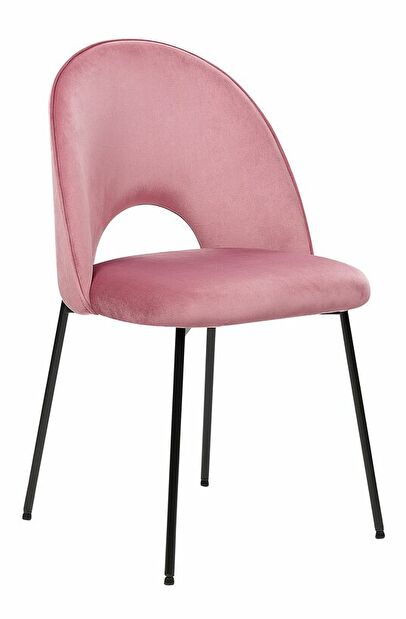 Set 2 ks jídelních židlí Clarissa (růžová)