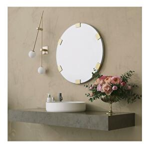  Dekorativní zrcadlo Lalene (zlatá)