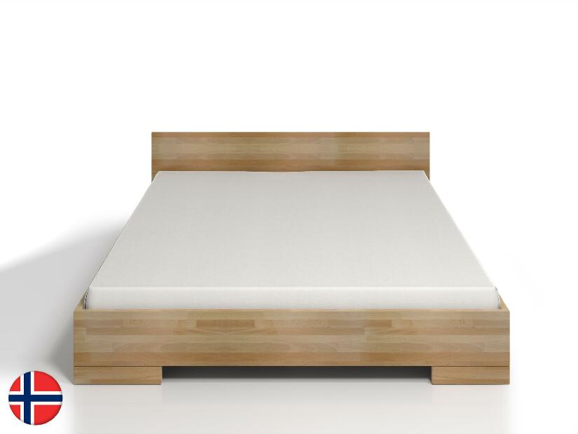 Manželská postel 160 cm Naturlig Stalander Maxi (buk) (s roštem)