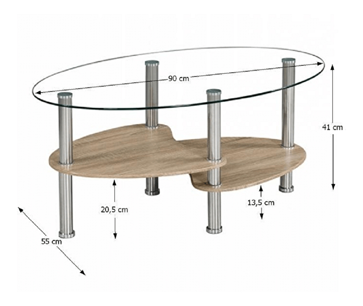 Konferenční stolek Pelton NEW *výprodej