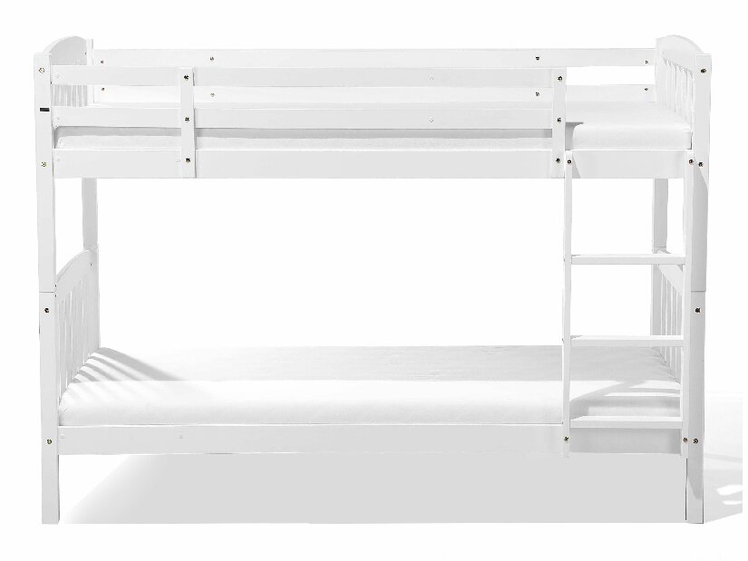 Patrová postel 90 cm REWIND (s roštem) (bílá)