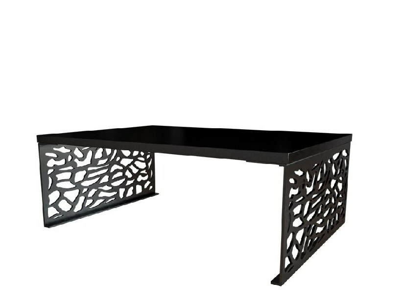 Konferenční stolek Fonda 02 (černá + bílá) *výprodej
