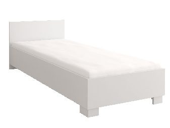 Jednolůžková postel 90 cm Oleg I (bílá)