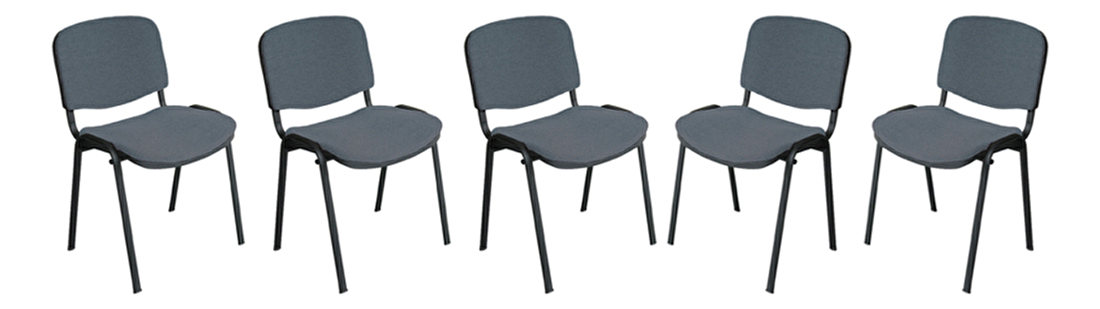 Set 5ks. konferenčních židlí Seza New (šedá) *výprodej