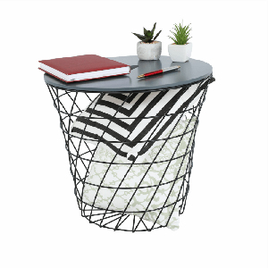 Příruční stolek Bana typ 2 (grafit + černá)