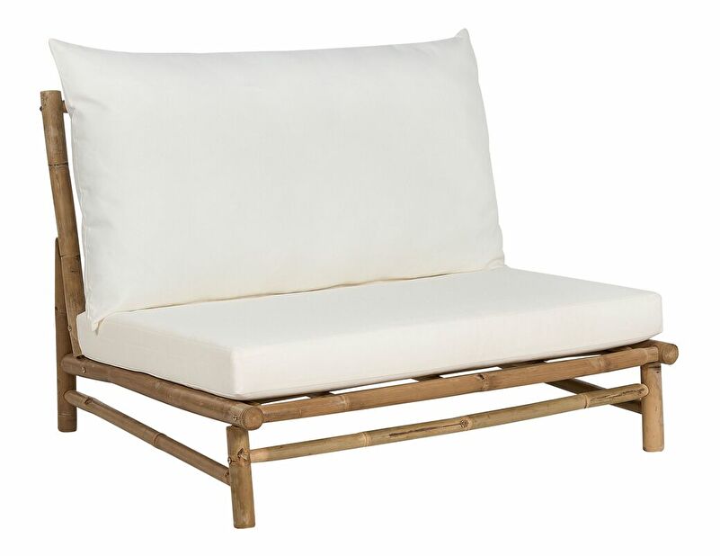  Zahradní židle Theta (světlé dřevo + bílá)