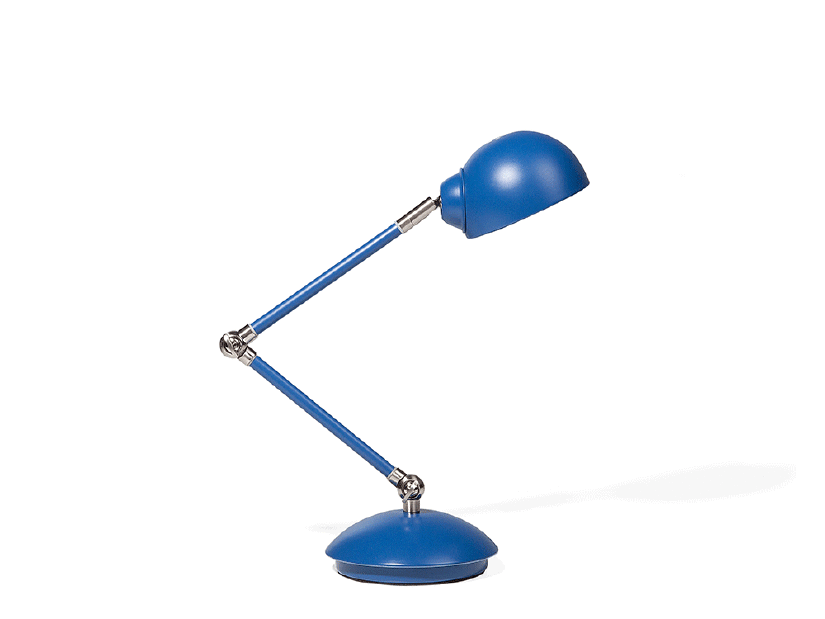 Stolní lampa HELLER (kov) (modrá)