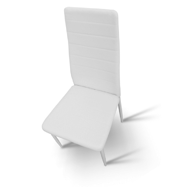 Set 3ks. jídelních židlí Coleta nova (bílá ekokůže) *výprodej