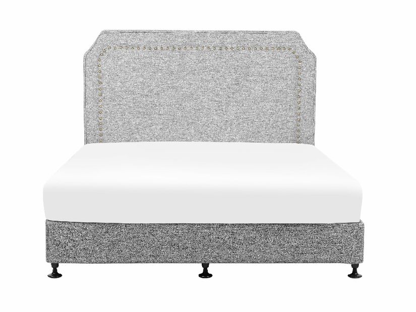 Manželská postel 180 cm COLOGNE 2 (s roštem a matrací) (šedá)