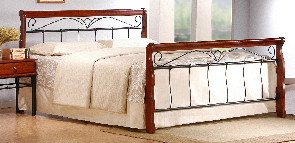 Manželská postel 160 cm Vicki 160 (s roštem)