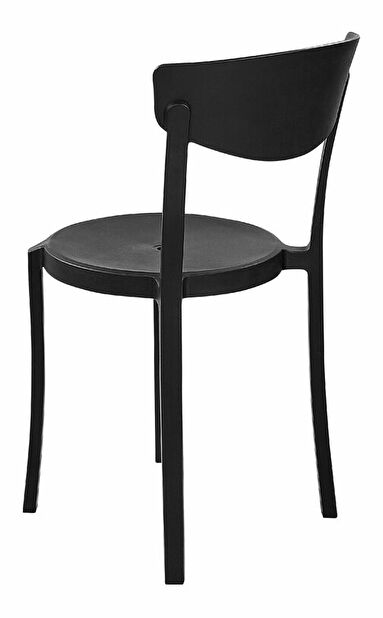 Set 8 ks jídelních židlí Valkyrja (černá)