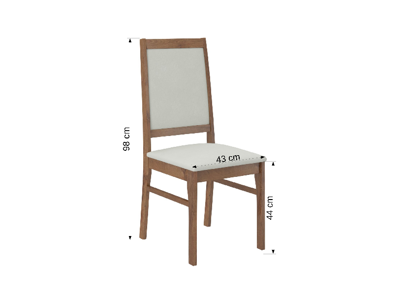 Jídelní židle Raviel25 (dub sonoma + kronos 27132)